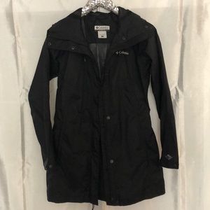 Columbia Black Rain Jacket